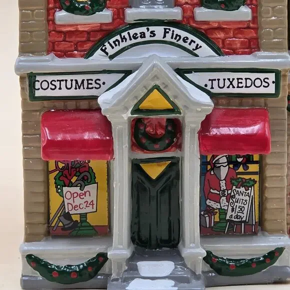 Department 56 Original Snow Village Finklea’s Finery Costume Shop 5405-4 Retired - Picture 11 of 16
